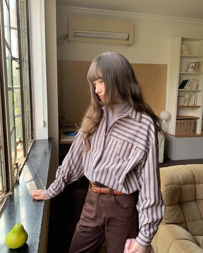 Color Stripe Shirt BU0085