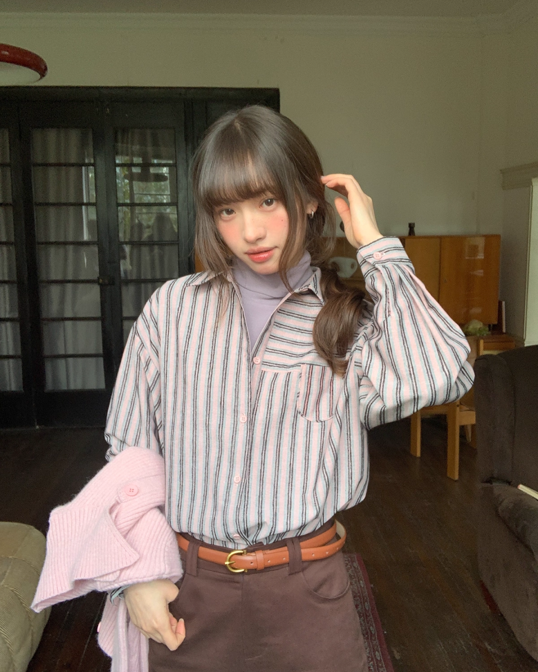 Color Stripe Shirt BU0085