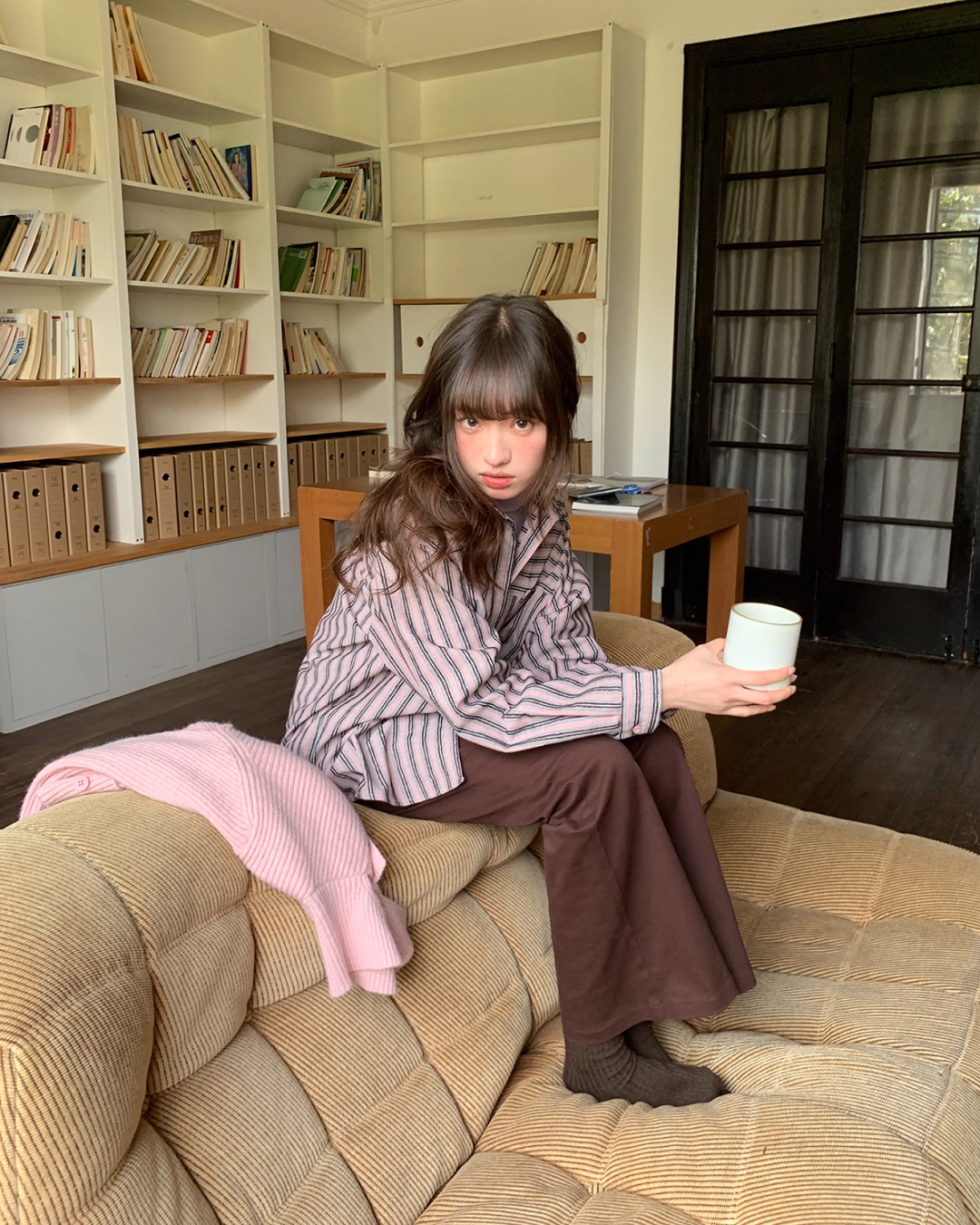 Color Stripe Shirt BU0085