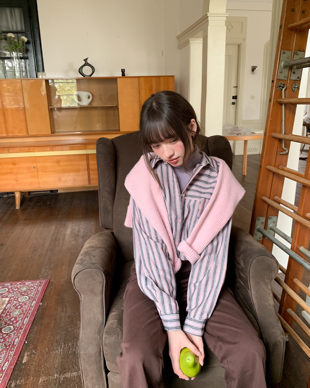 Color Stripe Shirt BU0085