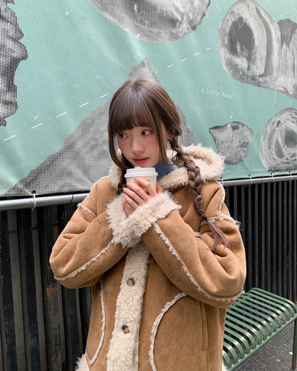 Button Boa Hood Jaqcket BU0086