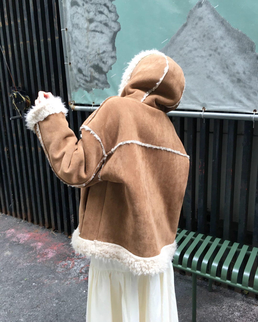 Button Boa Hood Jaqcket BU0086