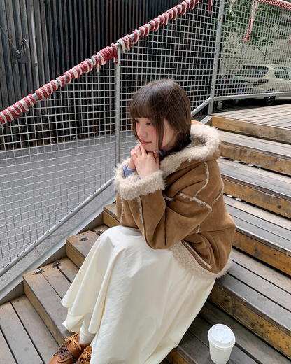 Button Boa Hood Jaqcket BU0086