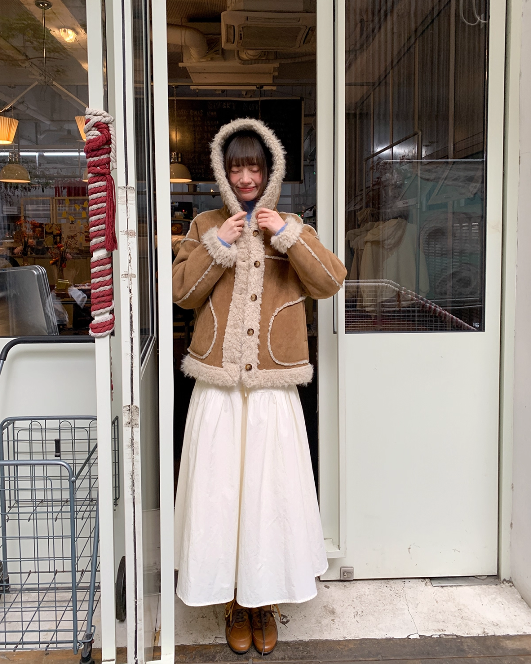 Button Boa Hood Jaqcket BU0086