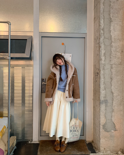 Button Boa Hood Jaqcket BU0086