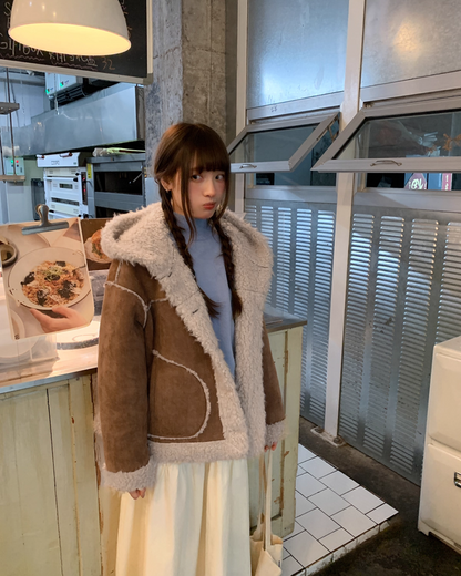 Button Boa Hood Jaqcket BU0086