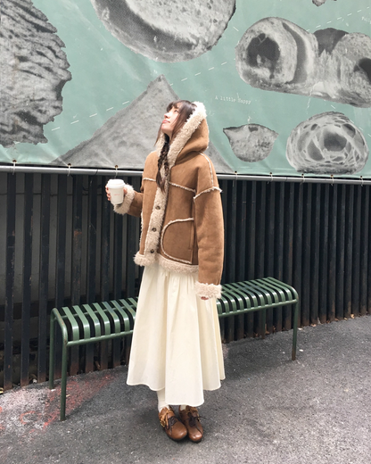 Button Boa Hood Jaqcket BU0086