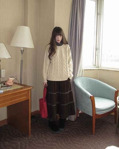 Pullover Cable Knit BU0087
