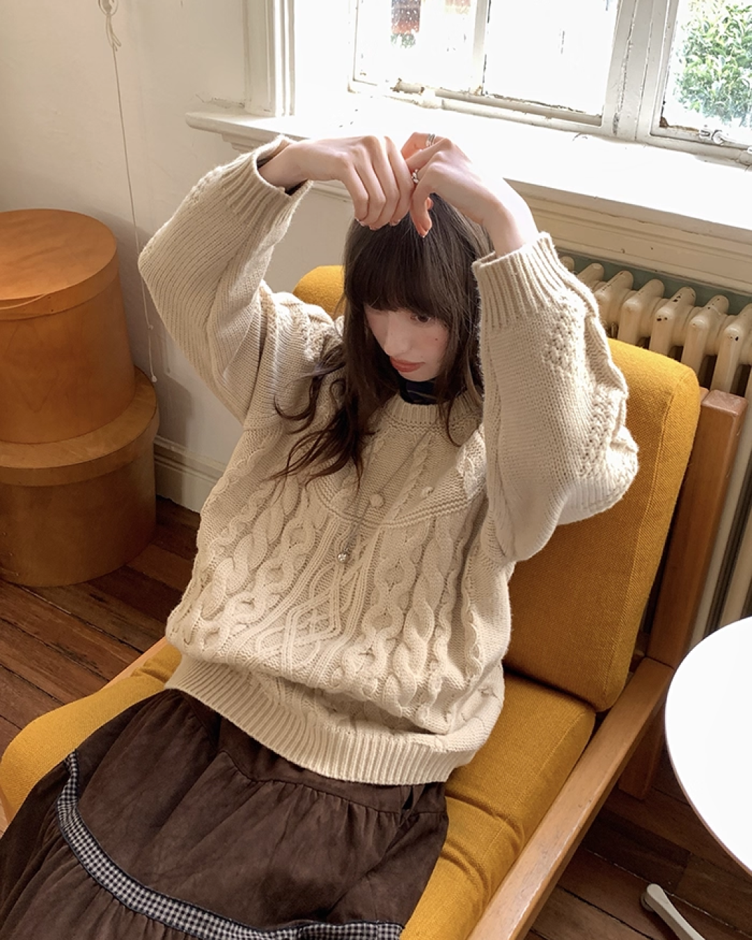 Pullover Cable Knit BU0087
