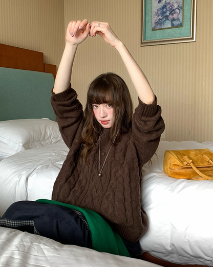 Pullover Cable Knit BU0087