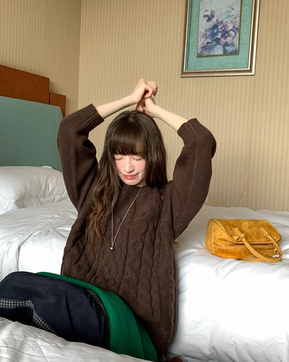 Pullover Cable Knit BU0087