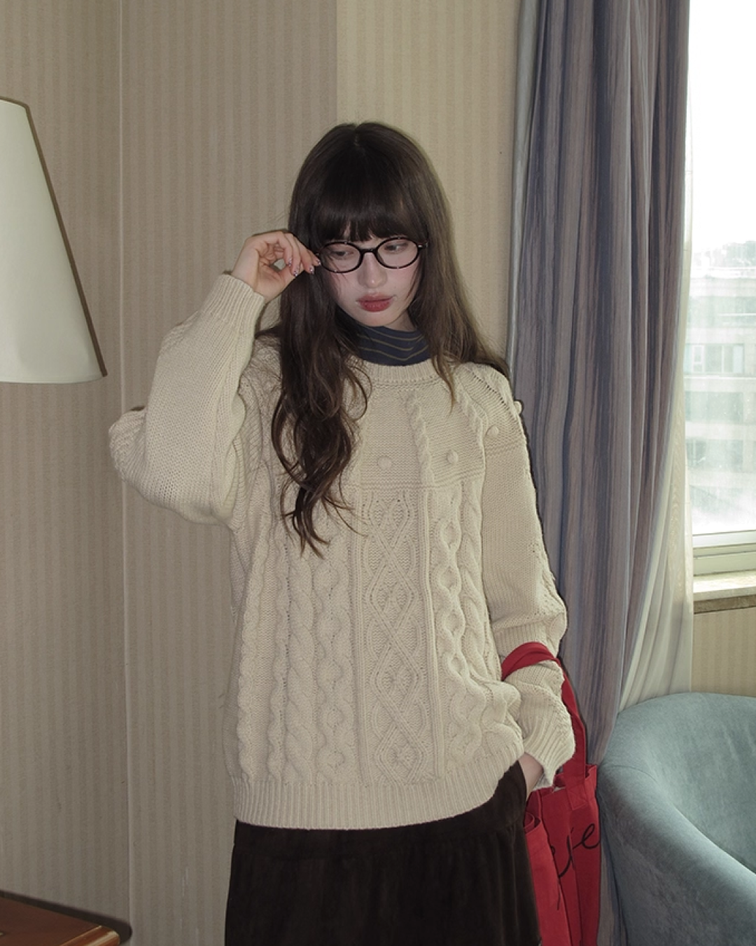 Pullover Cable Knit BU0087