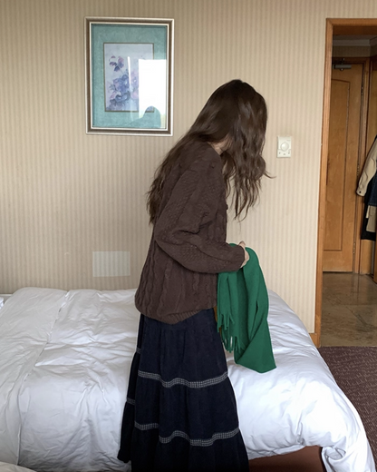 Pullover Cable Knit BU0087
