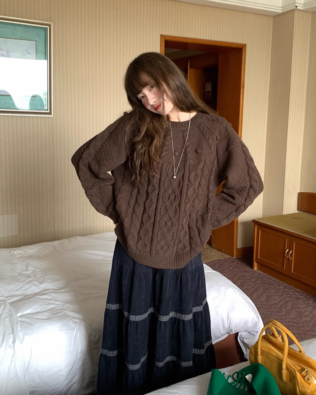 Pullover Cable Knit BU0087