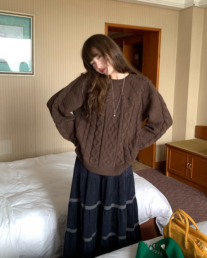 Pullover Cable Knit BU0087
