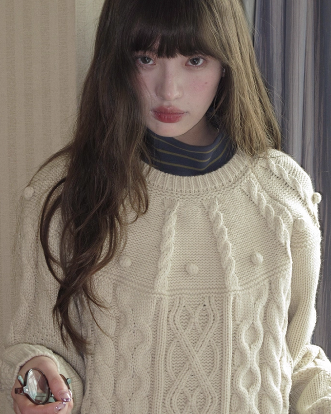 Pullover Cable Knit BU0087