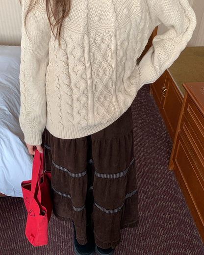 Pullover Cable Knit BU0087