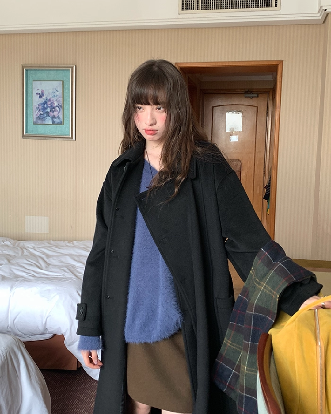 Color Shaggie Knit BU0088