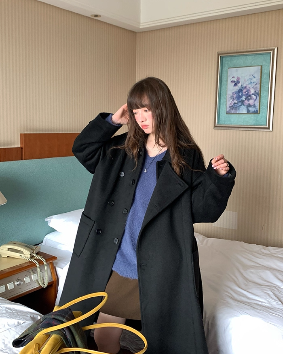 Color Shaggie Knit BU0088