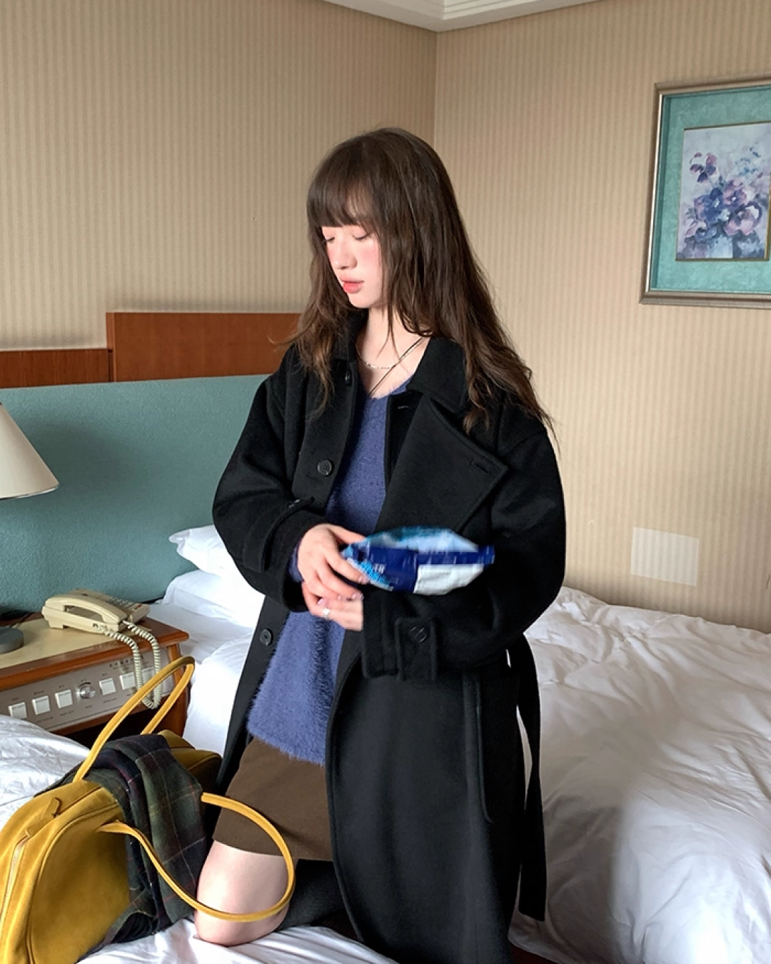 Color Shaggie Knit BU0088