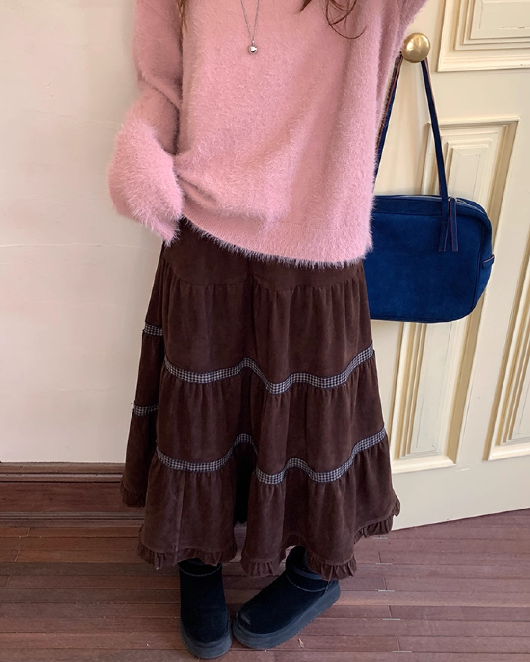 Color Shaggie Knit BU0088