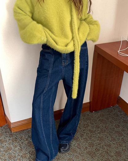 Color Shaggie Knit BU0088