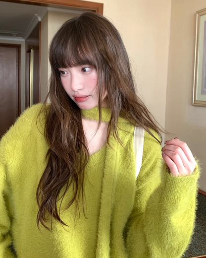 Color Shaggie Knit BU0088