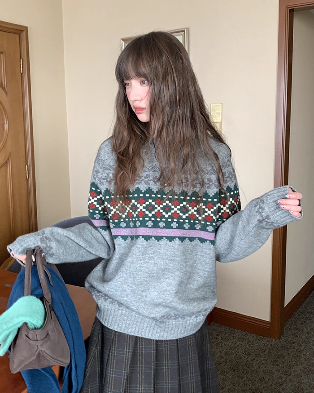 Pattern Rib Knit BU0089