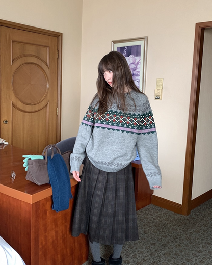 Pattern Rib Knit BU0089