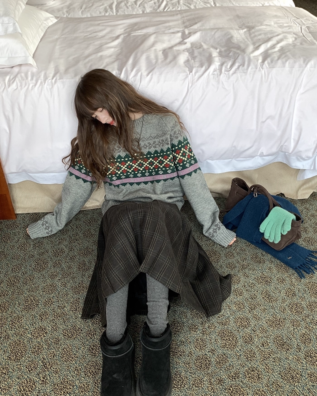 Pattern Rib Knit BU0089