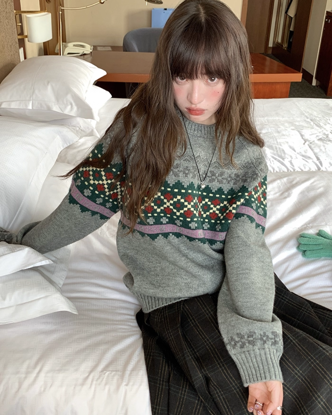 Pattern Rib Knit BU0089