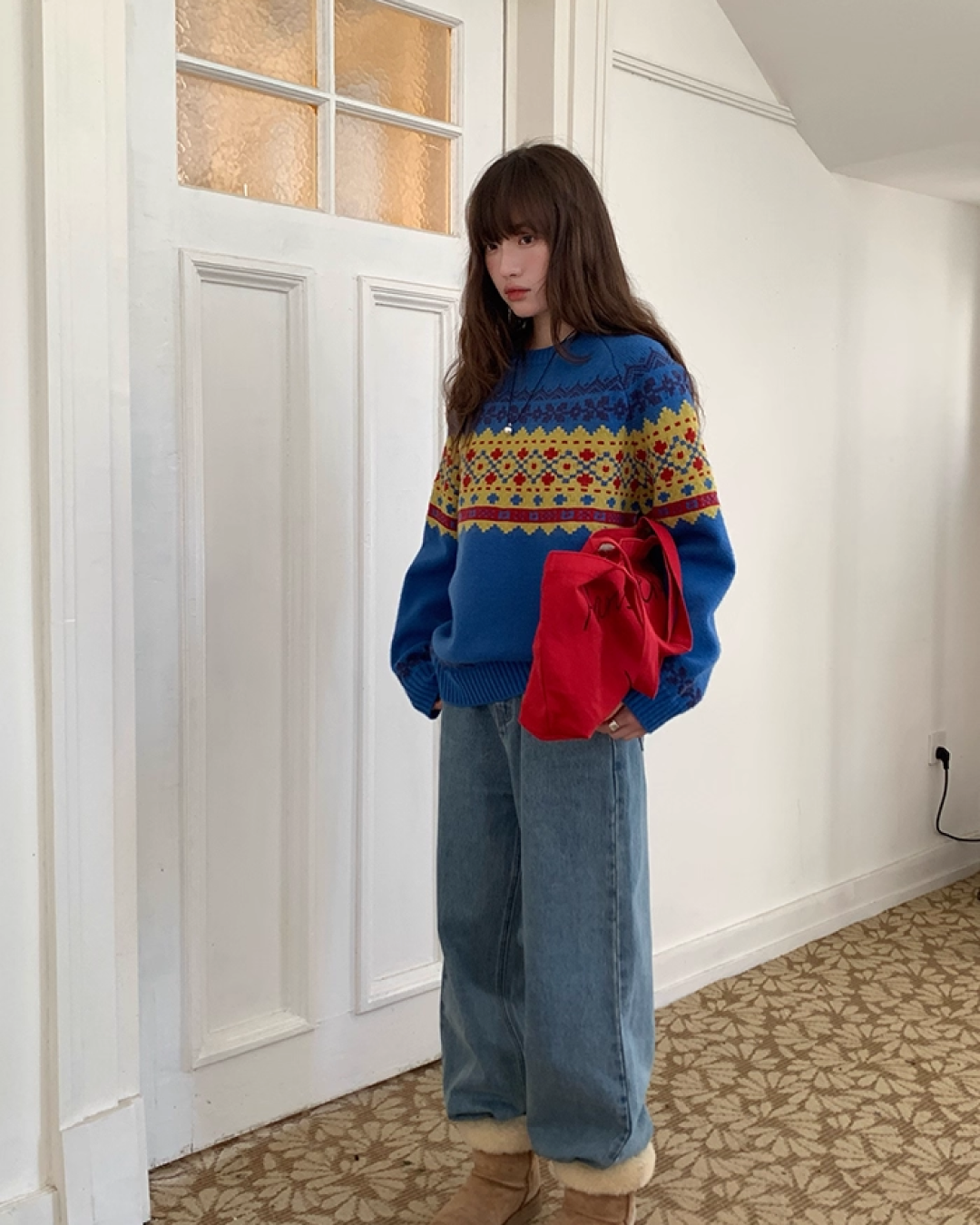 Pattern Rib Knit BU0089