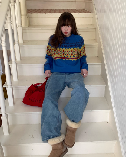 Pattern Rib Knit BU0089