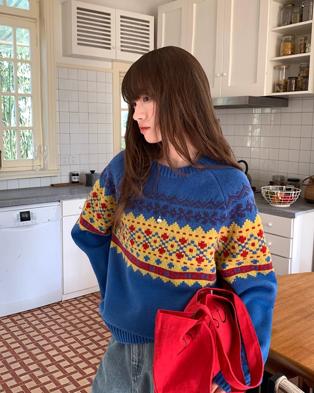 Pattern Rib Knit BU0089