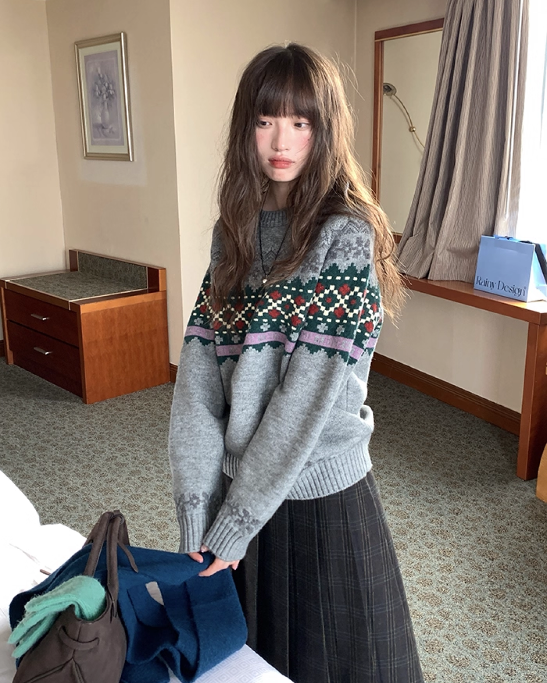 Pattern Rib Knit BU0089