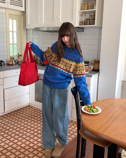 Pattern Rib Knit BU0089