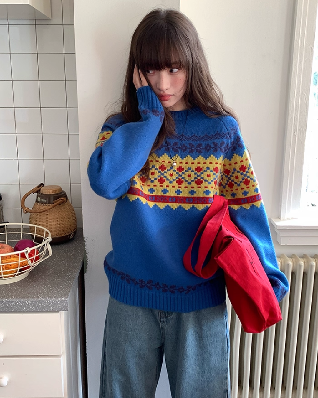 Pattern Rib Knit BU0089