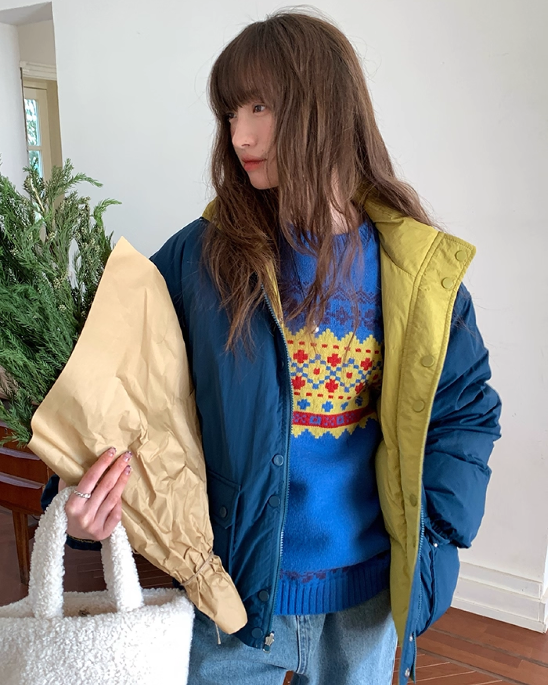 Pattern Rib Knit BU0089