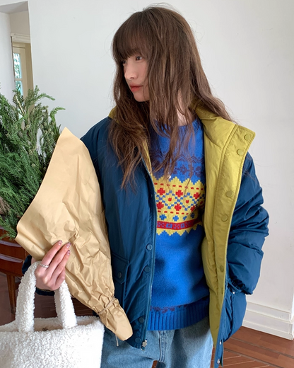 Pattern Rib Knit BU0089