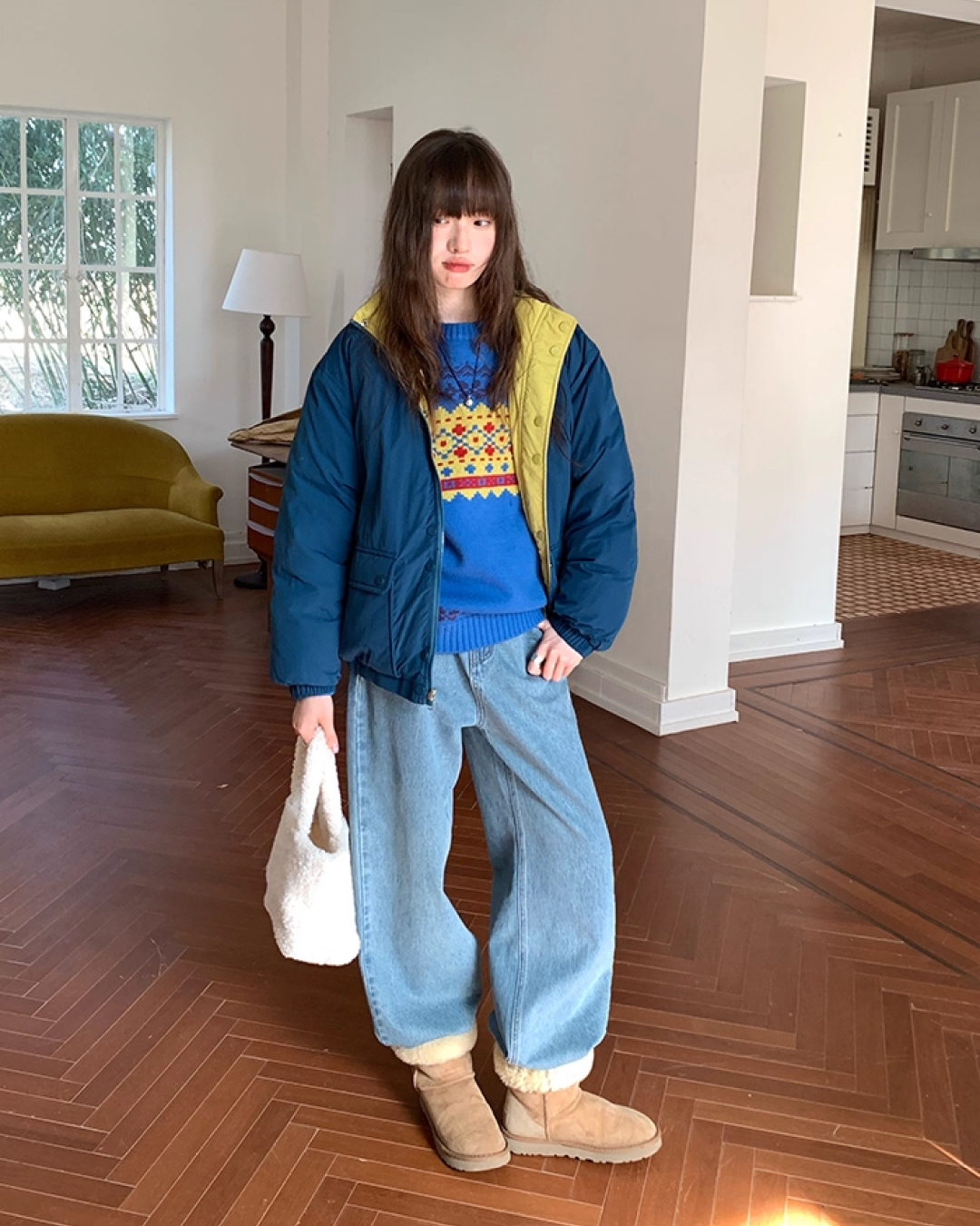 Pattern Rib Knit BU0089