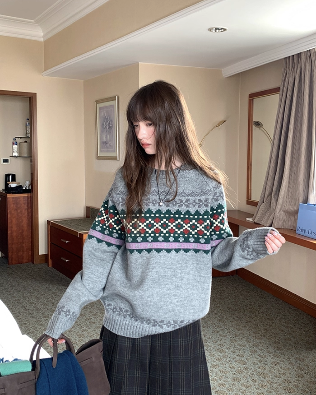 Pattern Rib Knit BU0089