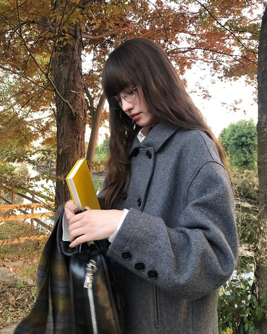 Wool Long Pleats Coat BU0093