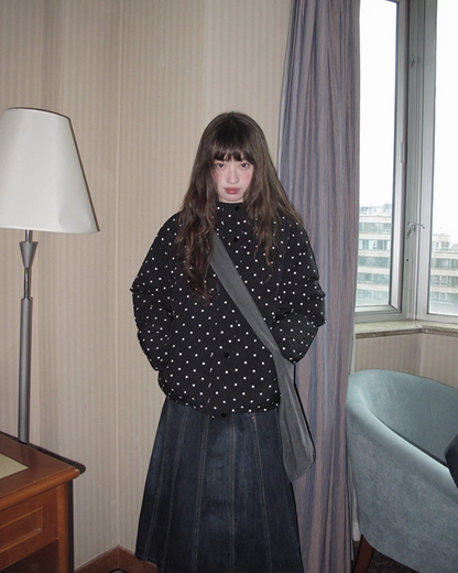 Dot Pattern Down Jacket BU0096