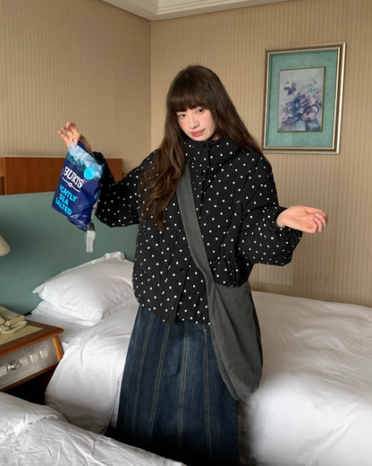 Dot Pattern Down Jacket BU0096