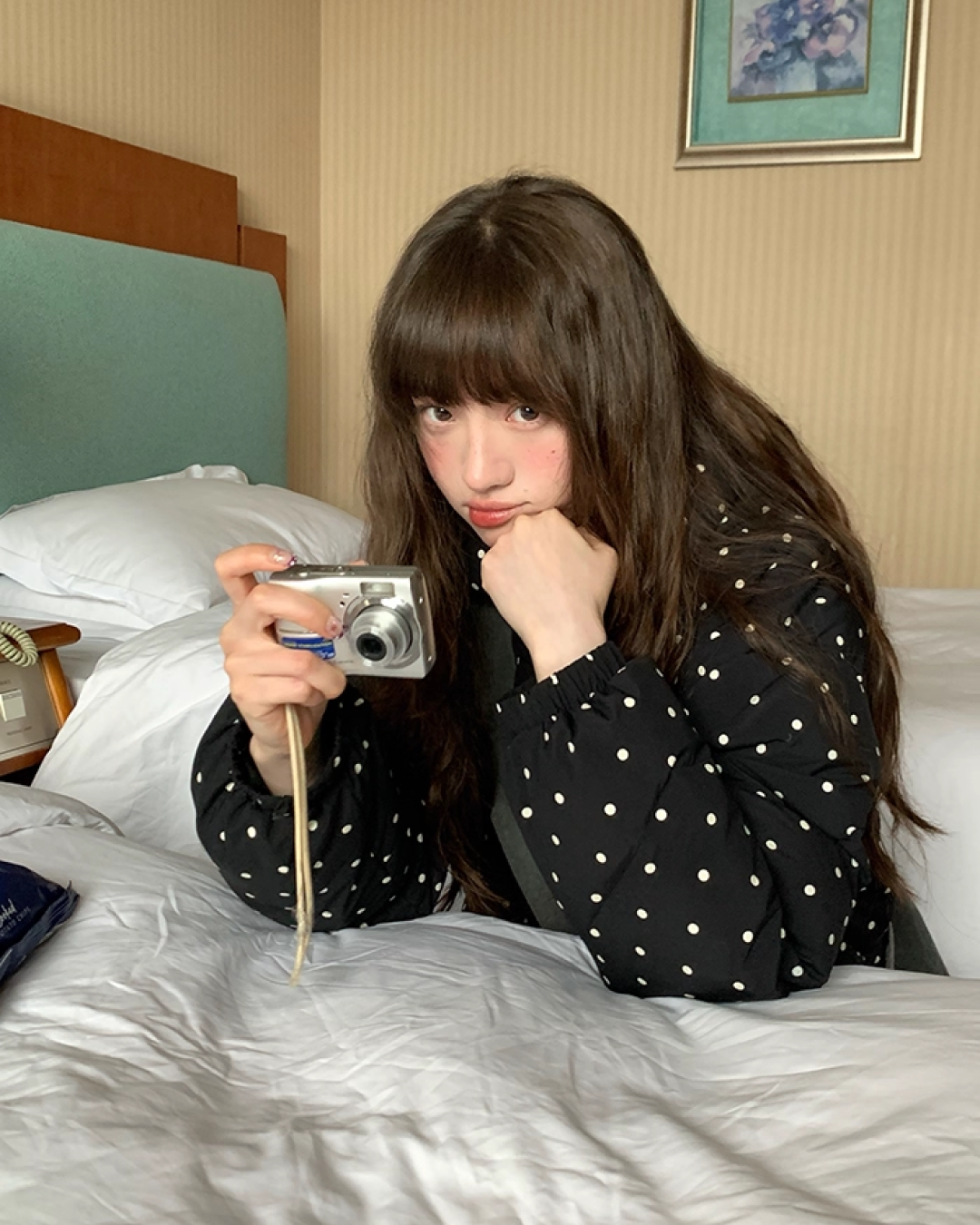 Dot Pattern Down Jacket BU0096