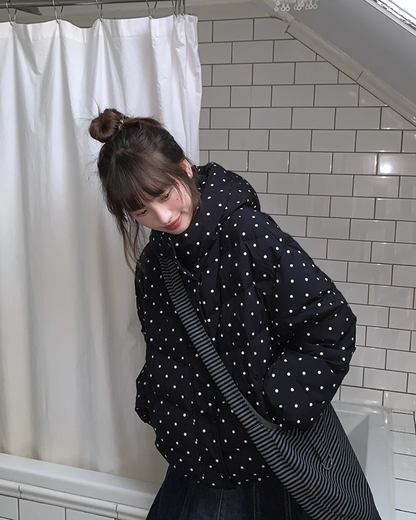 Dot Pattern Down Jacket BU0096