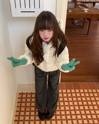 Dot Pattern Down Jacket BU0096