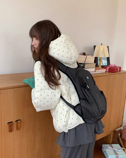 Dot Pattern Down Jacket BU0096