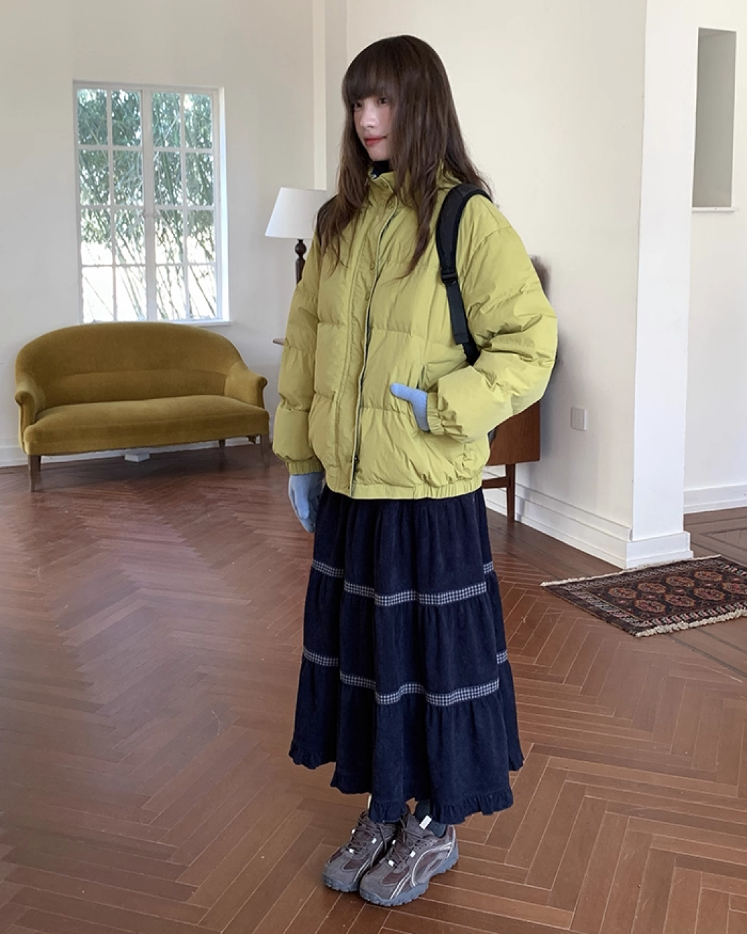 Reversible Color Down Jacket BU0097