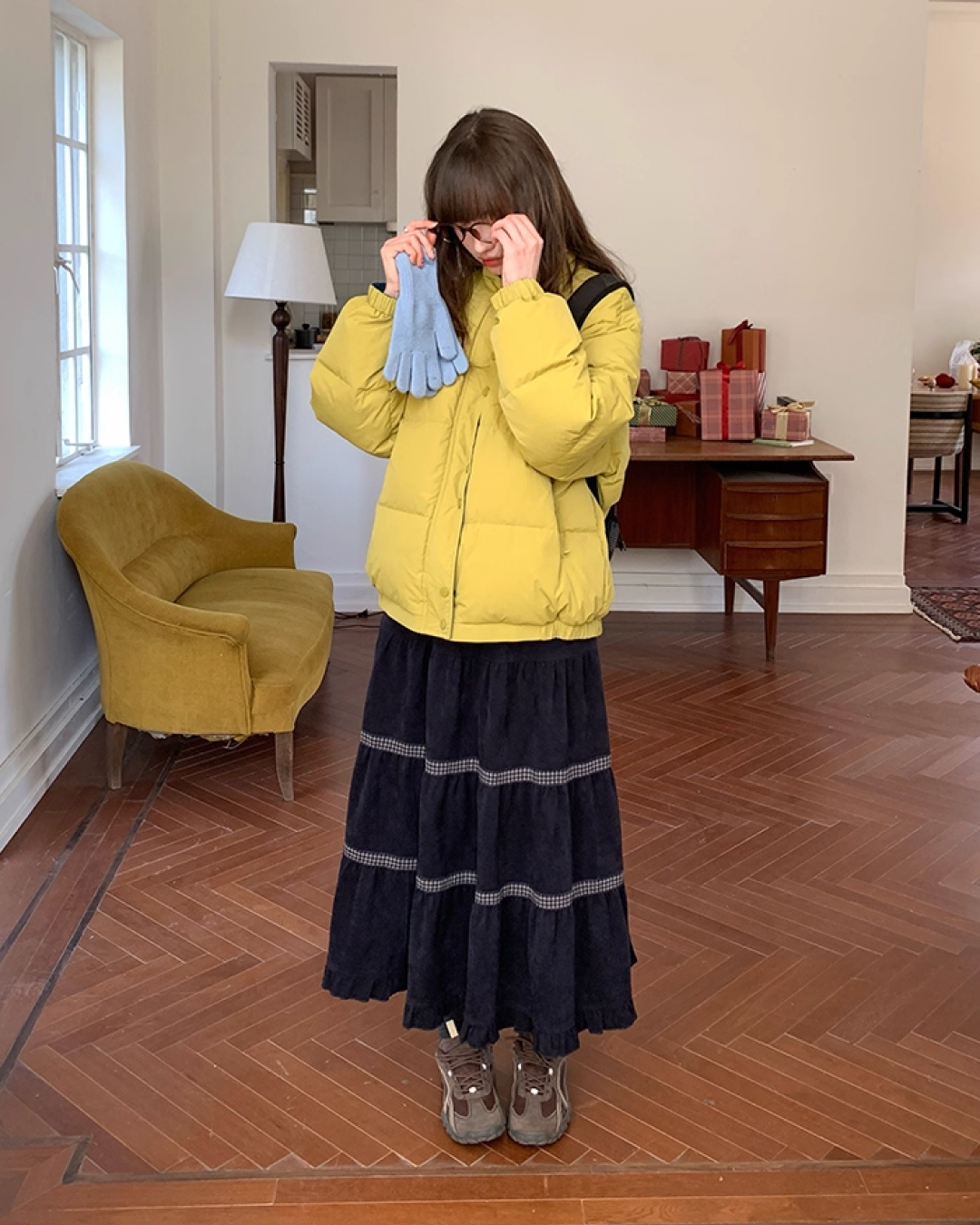 Reversible Color Down Jacket BU0097